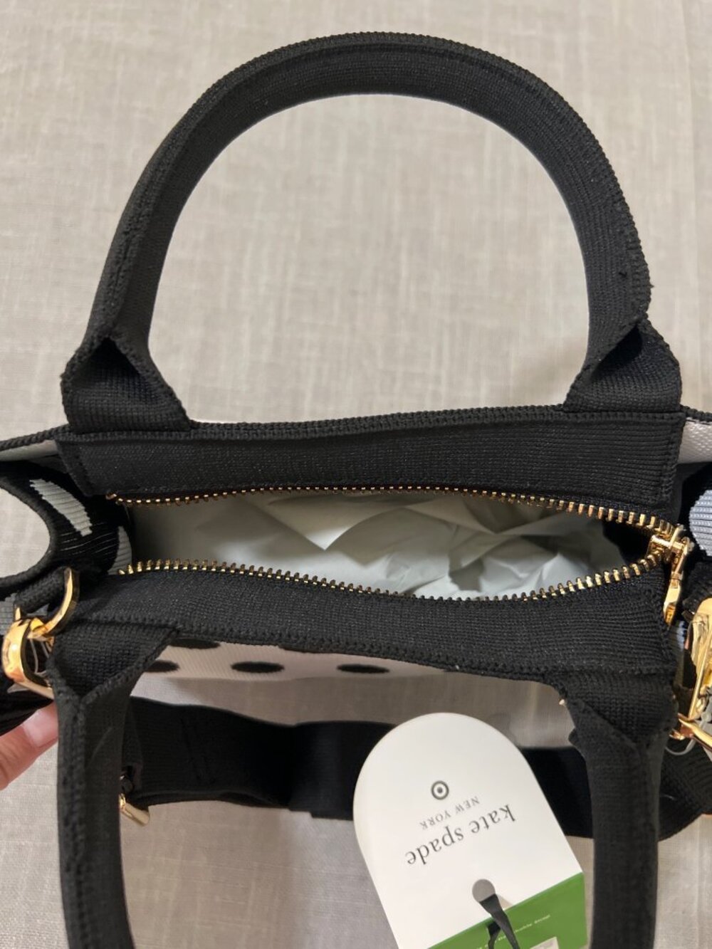NWT Kate Spade x Target Polka Dot Knit Crossbody Bag – Limited Edition - Picture 4 of 4